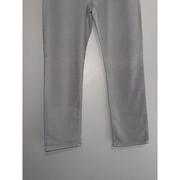Five Four Gray Jeans Fenton Relaxed  Straight Mens 33x32 Casual Stretch Denim - Picture 6 of 16